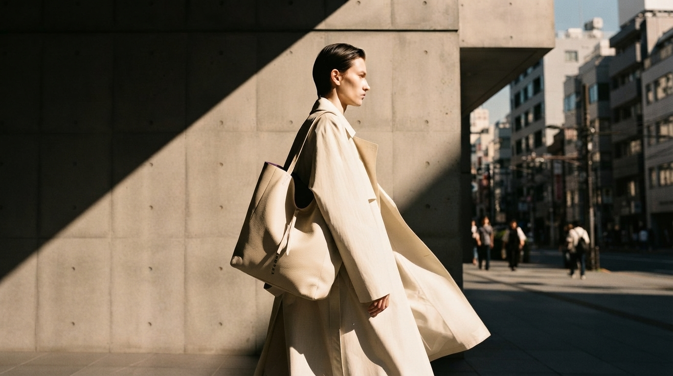 minimalist bone beige tote bag absolute avant garde wearable vegetable tanned leather by essenty italy